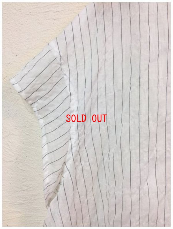 画像8: le ciel a temps doux(ルシエルタンドゥース）　コットン混シャーリングストライプチュニック