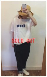 ichi(イチ）　コットンプリントワイドTシャツ