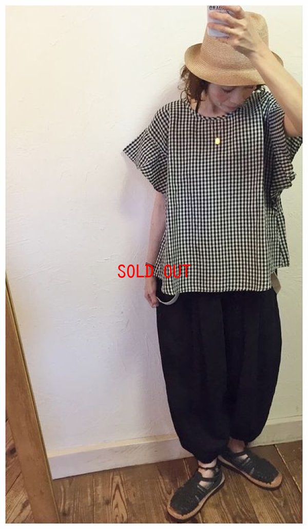 画像3: sun valley(サンバレー）　コットンリネンフリル袖ブラウス