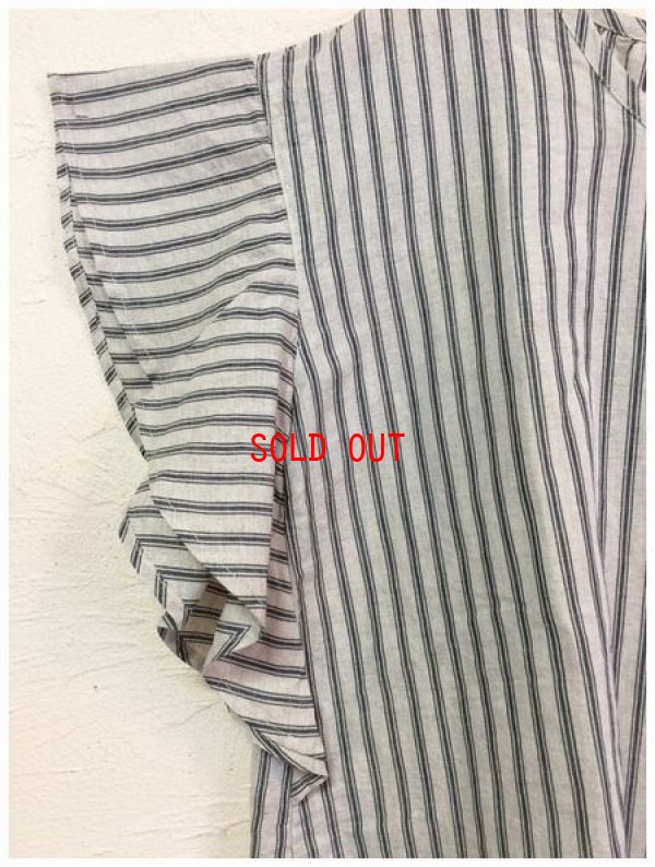 画像13: sun valley(サンバレー）　コットンリネンフリル袖ブラウス