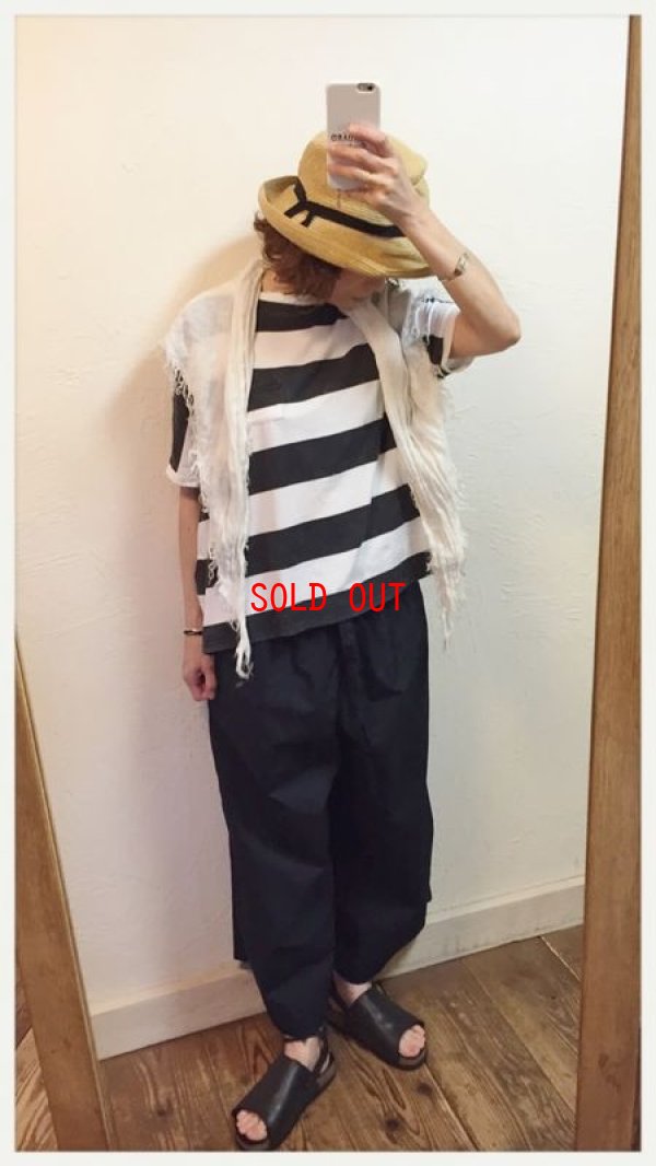 画像3: ichi(イチ）　ホースクロスウエストリボンワイドパンツ