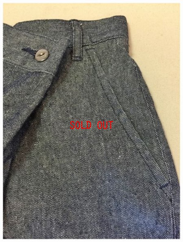 画像9: nachukara(ナチュカラ）　リネンデニムラップパンツ