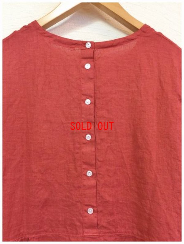 画像7: sun valley(サンバレー）　フレンチリネン製品染め半袖ワンピース