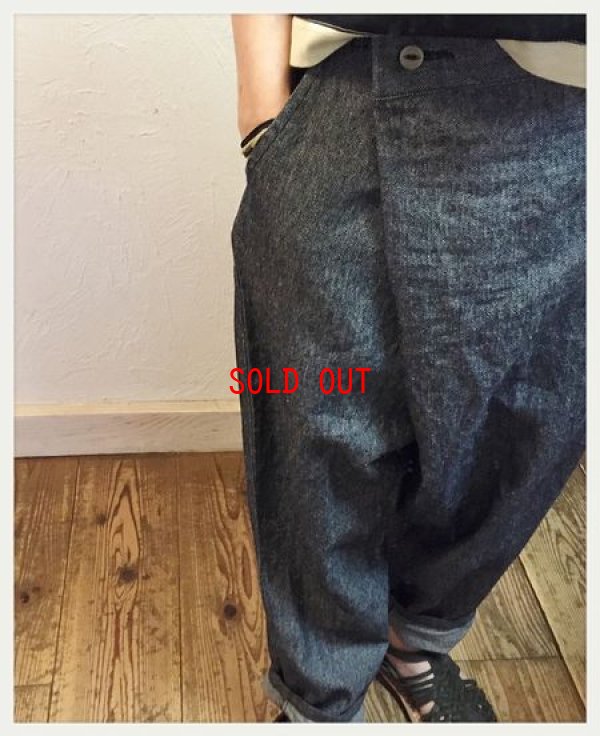 画像4: nachukara(ナチュカラ）　リネンデニムラップパンツ