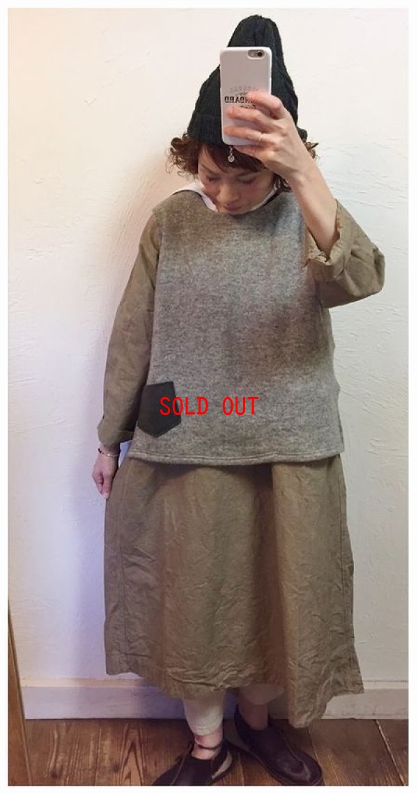 画像3: SORTE(ソルテ) ローゲージ杢ニット接結2wayベスト