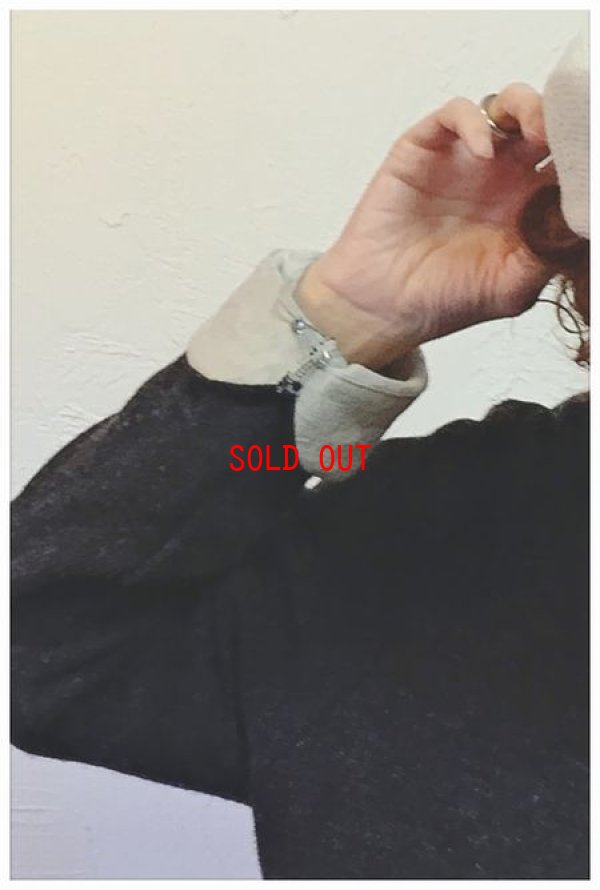 画像4: SORTE(ソルテ）　ローゲージ杢ニット接結ラウンドカラーカーディガン