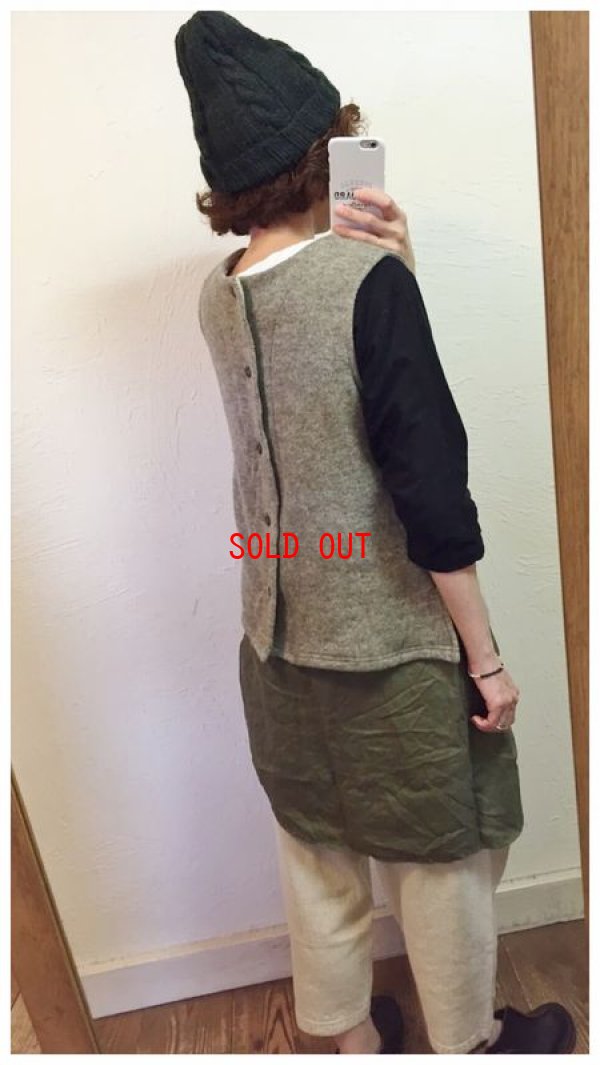 画像4: SORTE(ソルテ) ローゲージ杢ニット接結2wayベスト