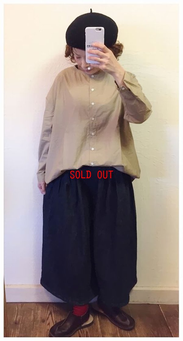 画像3: nachukara(ナチュカラ）　コットンタイプライターロングヘムシャツ