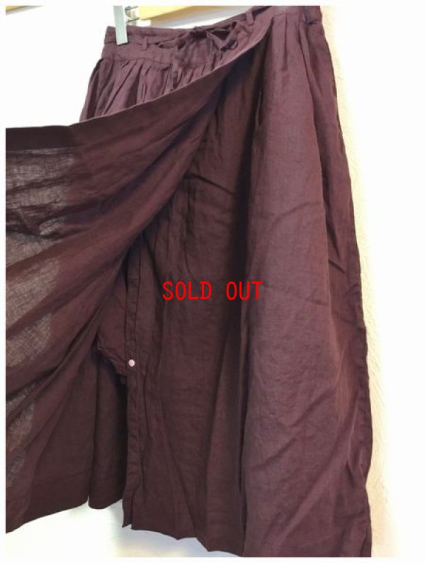 画像9: nachukara(ナチュカラ）　リネンラップスカート