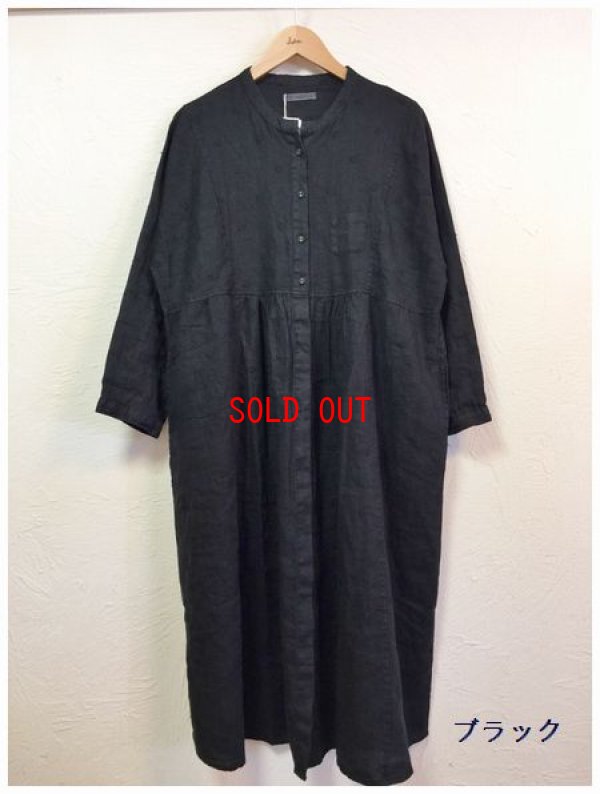 画像6: nachukara(ナチュカラ）　リネンドットシャツワンピース