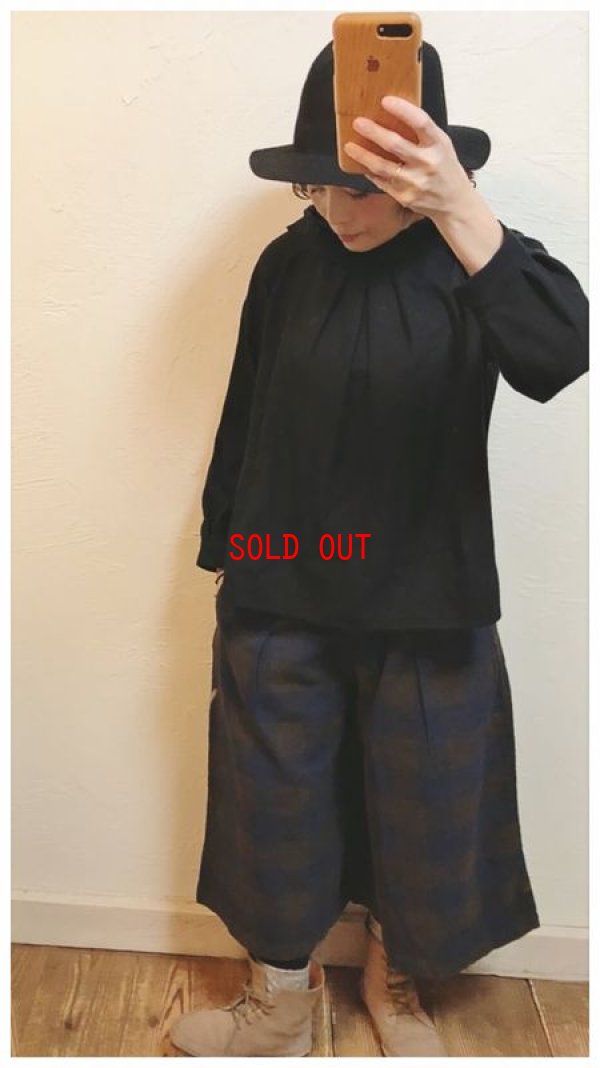 画像3: sun valley(サンバレー）　コットンリネン綾織起毛ロール衿プルオーバー