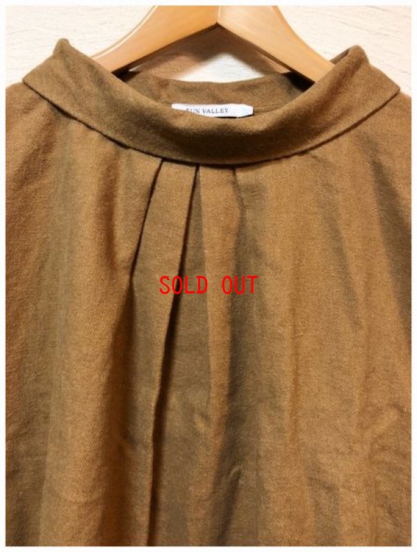 画像10: sun valley(サンバレー）　コットンリネン綾織起毛ロール衿プルオーバー
