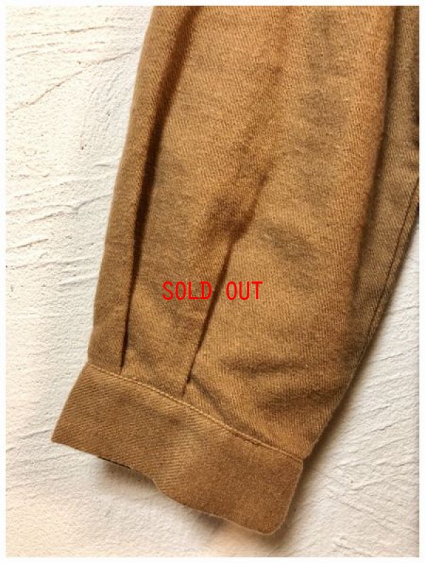 画像13: sun valley(サンバレー）　コットンリネン綾織起毛ロール衿プルオーバー
