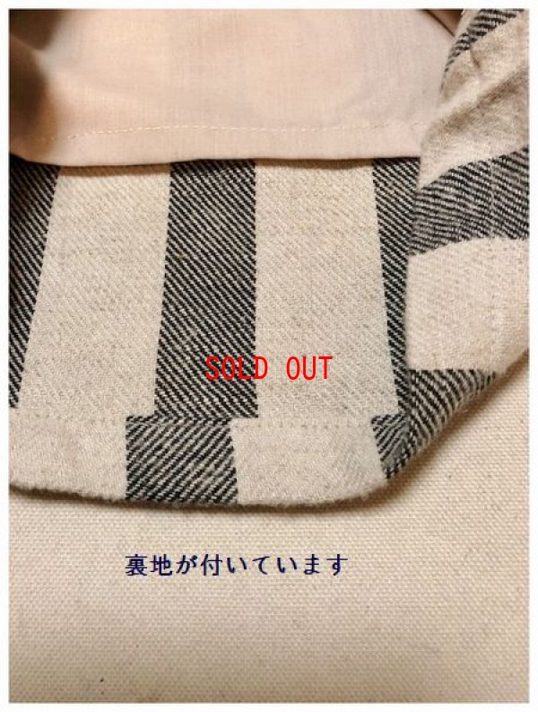 画像11: sun valley(サンバレー）　コットンリネン綾織起毛ストライプパンツ