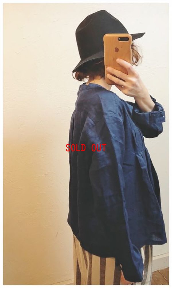 画像5: nachukara(ナチュカラ）　フレンチリネンボックスプリーツシャツ