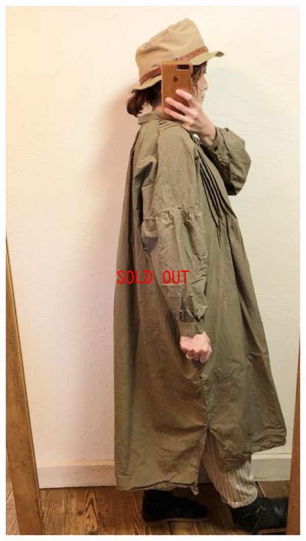 画像3: ichi/Antiquite's(アンティークス）　タイプライター硫化ウオッシュピンタックワンピース