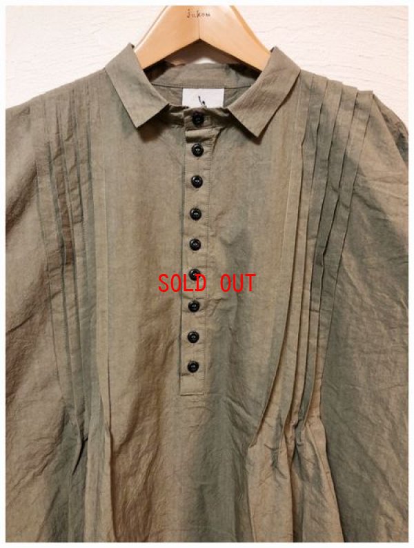 画像8: ichi/Antiquite's(アンティークス）　タイプライター硫化ウオッシュピンタックワンピース