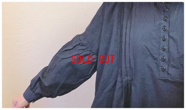 画像4: ichi/Antiquite's(アンティークス）　タイプライター硫化ウオッシュピンタックワンピース