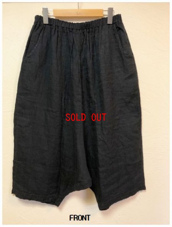 画像3: a+koloni(コロニー）　コットンリネンWガーゼルーズパンツ