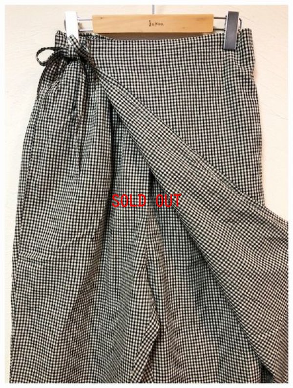 画像8: ichi(イチ）　コットンリネンラップパンツ