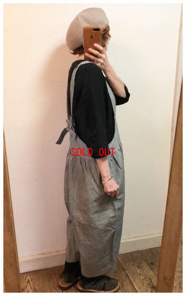 画像3: ichi(イチ）　コットンリネンオーバーオール