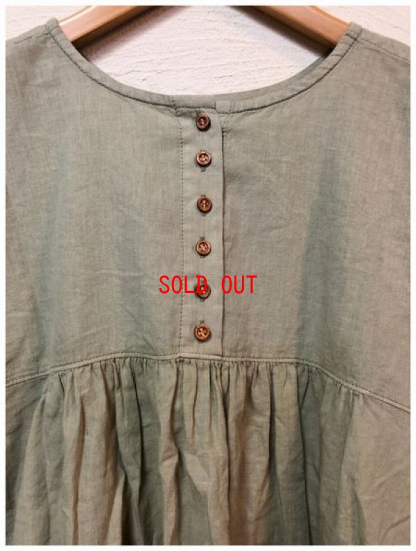 画像7: alacrity（アラクリティ）　コットンリネンワッシャー2wayブラウス