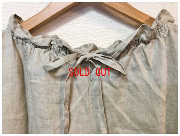 画像9: nachukara(ナチュカラ）　リネンフリルカラーブラウス