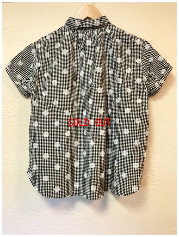 画像5: ichi(イチ）　コットンギンガムドットブラウス