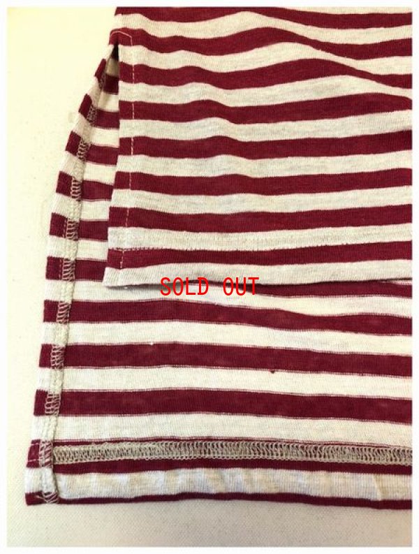 画像8: nachukara(ナチュカラ）　リネンジャージボーダードロップショルダーカーディガン