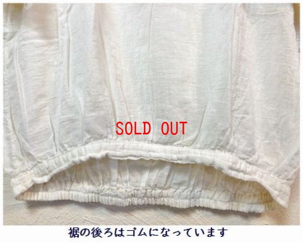 画像9: sun valley(サンバレー）　コットンボイル製品染め5部袖ブラウス