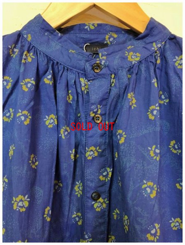 画像5: ichi(イチ）　コットンシルク花柄ブラウス