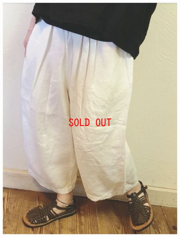 画像3: a*koloni(コロニー）　リネンデニムワイドパンツ