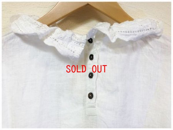 画像7: YARRA(ヤラ）　スカラップ刺繍プルオーバーブラウス