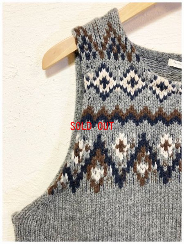 画像7: alacrity(アラクリティ）　ラムウールフェアアイル柄ベスト