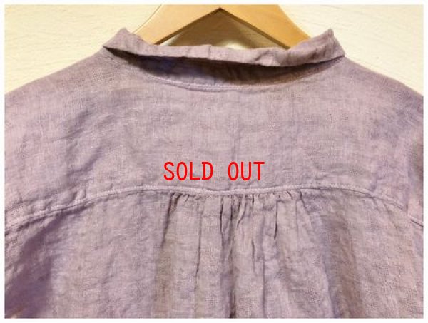 画像14: tukuroi(ツクロイ）　リネンジャガードシャツ