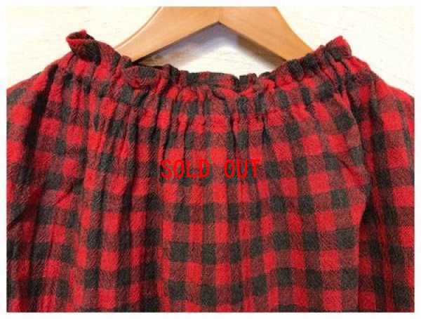 画像9: ichi(イチ）　ウールガーゼギンガムプルオーバー