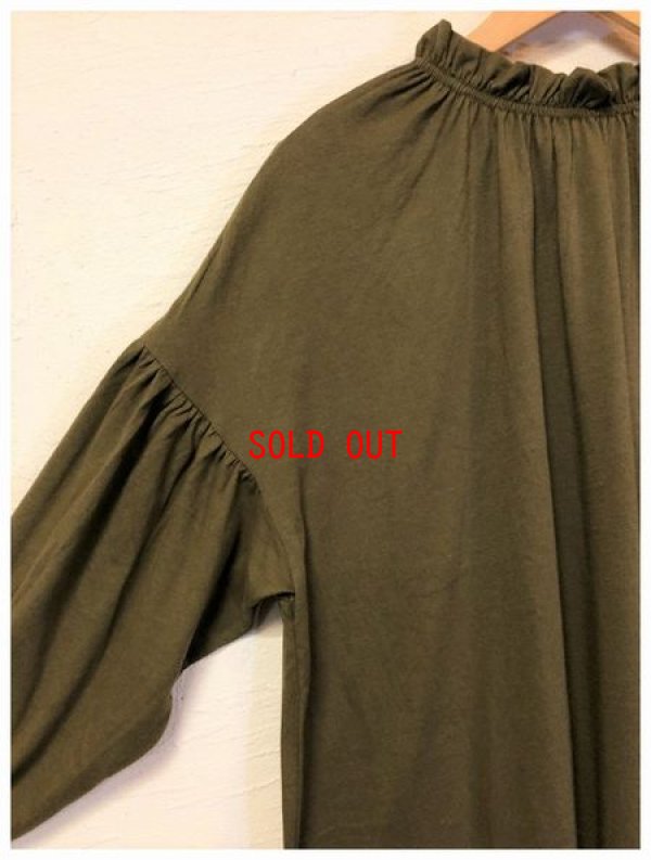 画像8: sun valley(サンバレー）　コットン天竺ギャザーネックワンピース