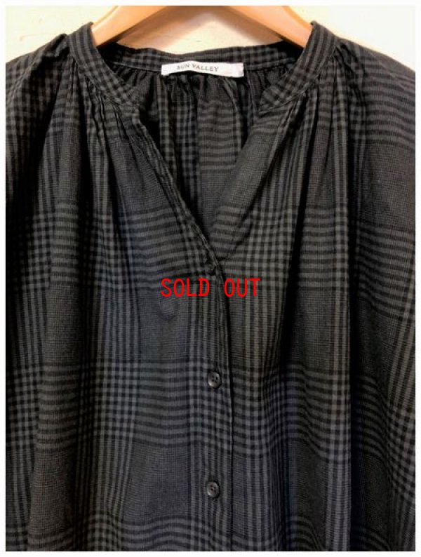 画像9: sun valley(サンバレー）　コットンウール平織り起毛ワンピース