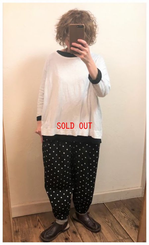 画像3: sun valley(サンバレー）　コットンリネン平織り裾タックパンツ