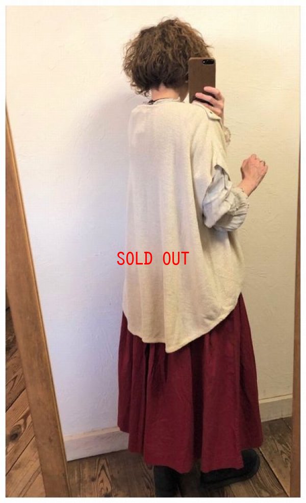 画像5: a+koloni(コロニー）　コットンリネンサーマルロングベスト