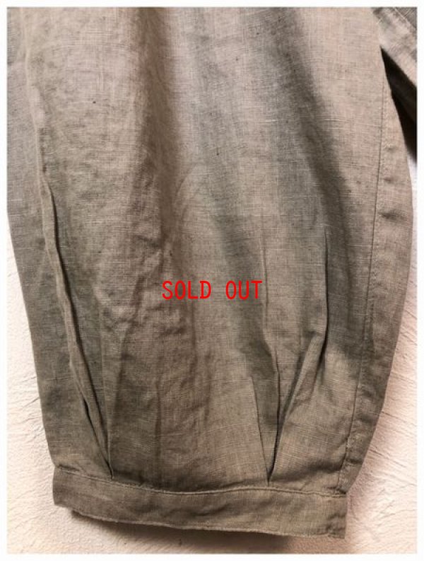 画像12: tukuroi(ツクロイ）　リネンボリュームタックパンツ