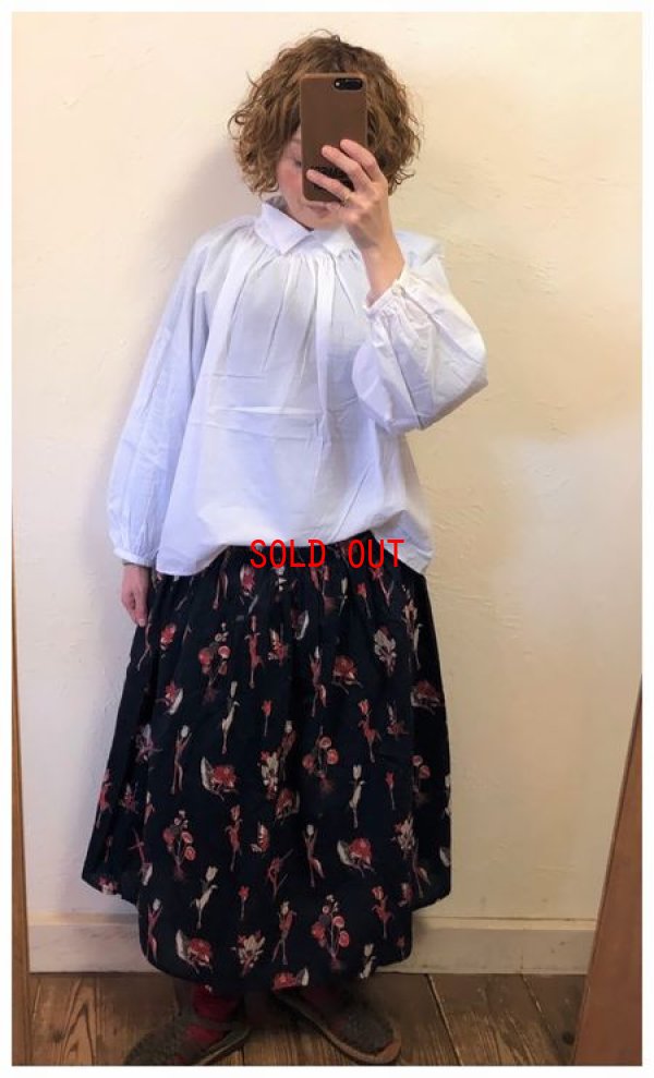画像2: ichi(イチ）　コットン花柄スカート