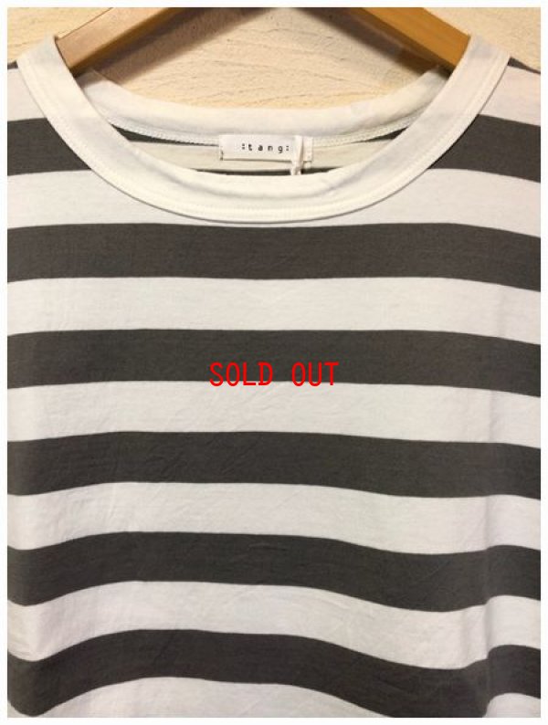 画像8: TANG(タング）　コットン天竺ボーダー製品洗いカットソー