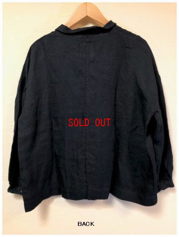 画像7: tukuroi(ツクロイ）　リネンラチネシャンブレーテーラードカラージャケット