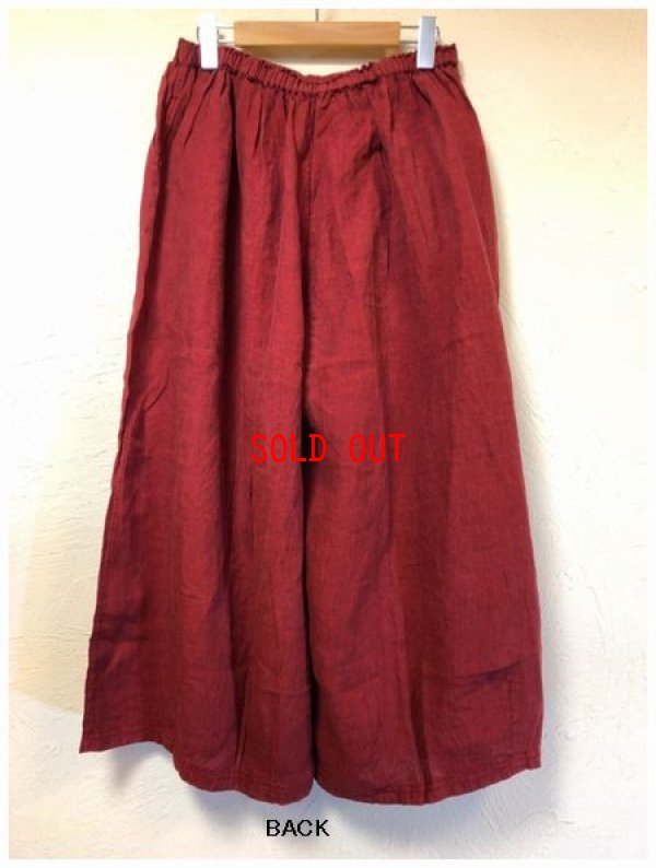 画像5: a+koloni(コロニー）　ベルギーリネンストライプタックパンツ