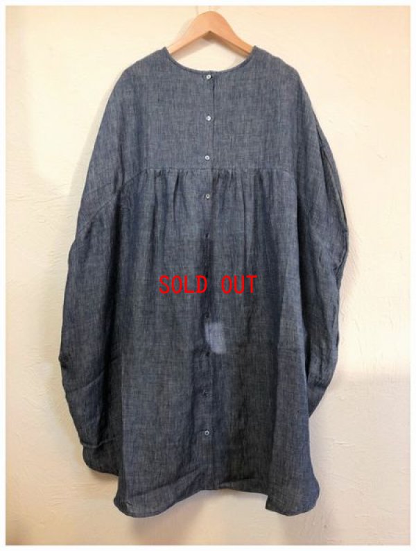 画像7: nachukara(ナチュカラ）　リネンシャンブレー2wayサークルワンピース