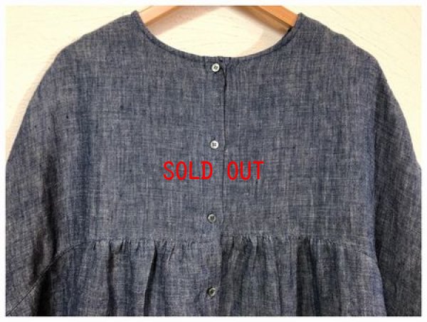 画像9: nachukara(ナチュカラ）　リネンシャンブレー2wayサークルワンピース