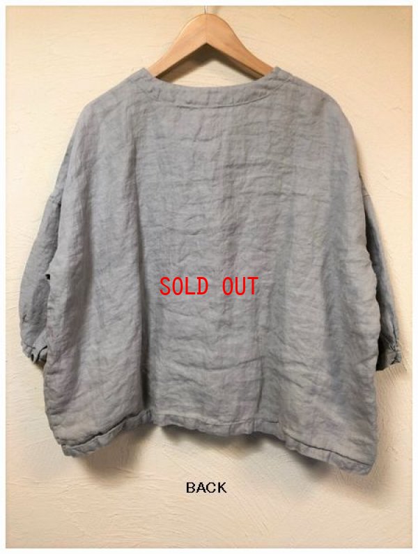 画像9: tukuroi(ツクロイ）　リネン綾織製品染めブラウス