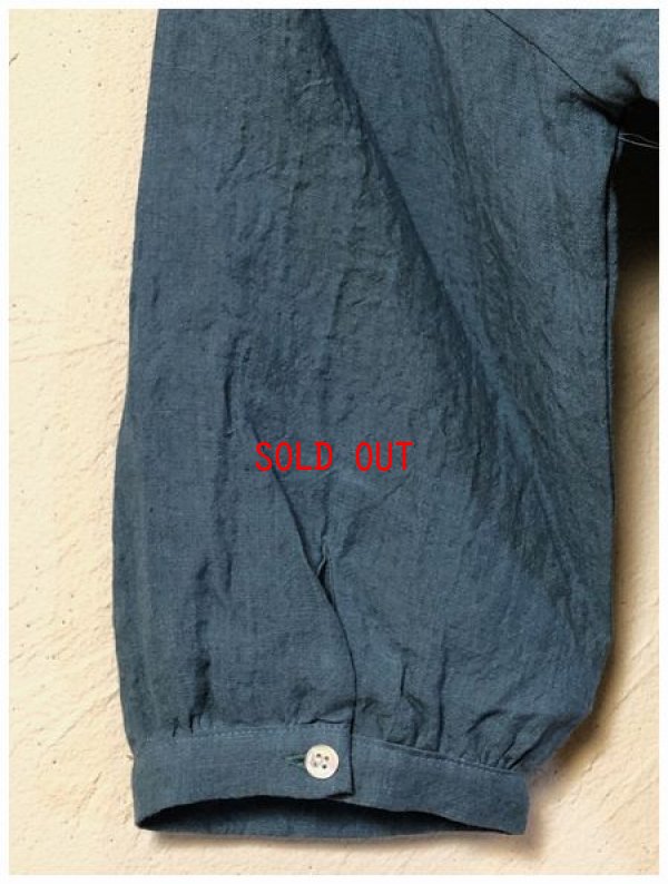 画像13: nachukara(ナチュカラ）　リネンスタンドフリルカラーブラウス