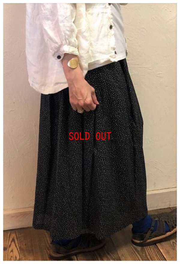 画像4: LUEUF(ルフ）　コットンローンランダムドットライクスカートパンツ